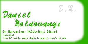 daniel moldovanyi business card